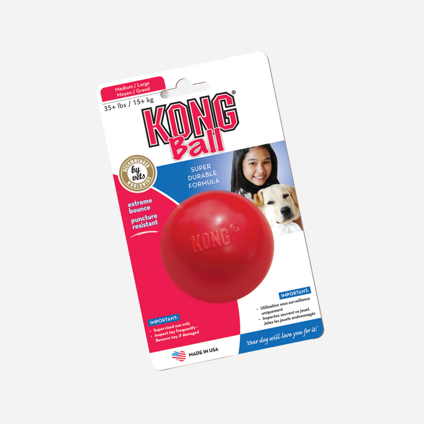 KONG Ball rubber