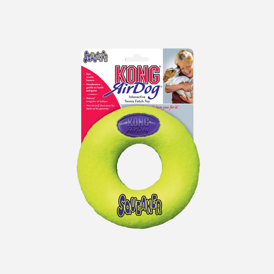 KONG AirDog Squeaker Donut tennisbold